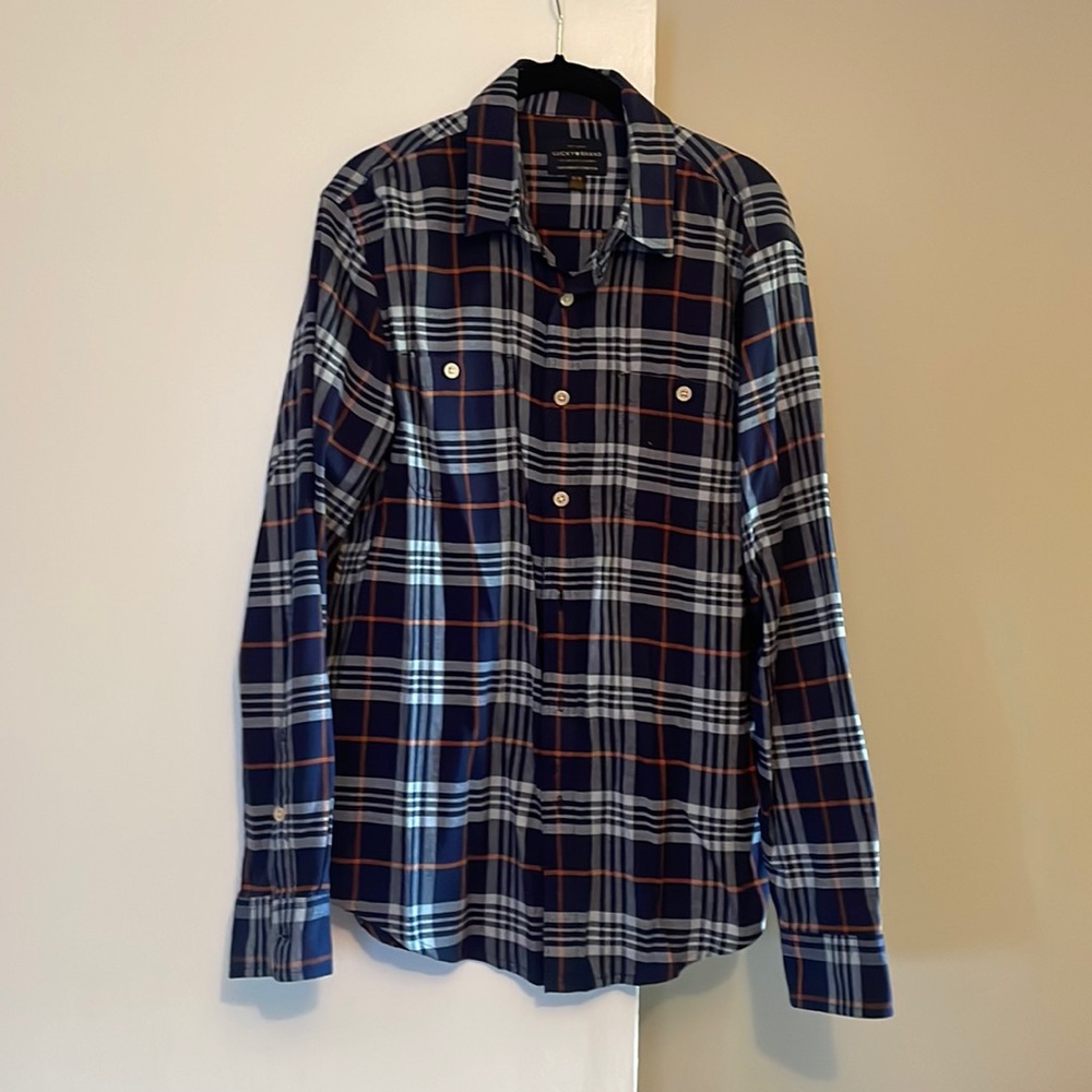 Plaid Button-up Shirt